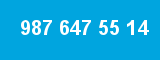 987 647 55 14